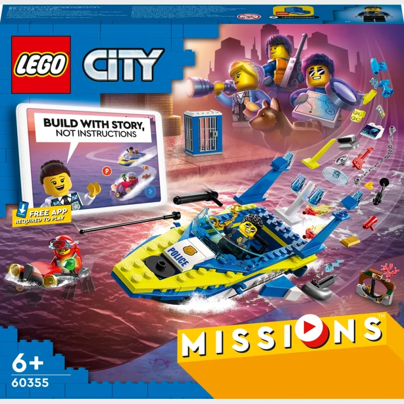 60355 LEGO City Missions Havpolitiets Detektivmissioner