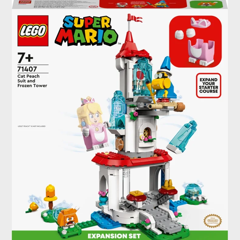 71407 LEGO Super Mario Peach-kattedragt og frosttrn  udvidelsesst