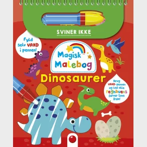Magisk malebog: Dinosaurer