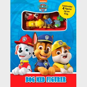 Paw Patrol - Bog med figurer