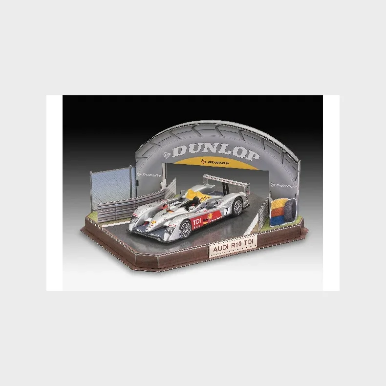 Gift Set Audi R10 TDI Le Mans + 3D Puslespil Dio