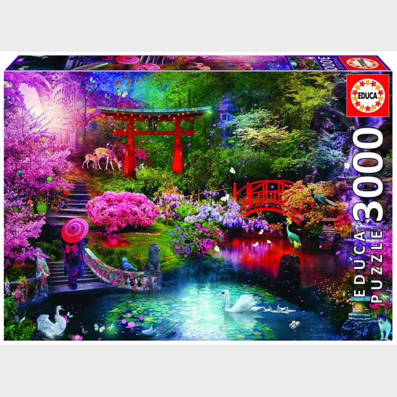 Puslespil Japanese Garden 3000 brikker