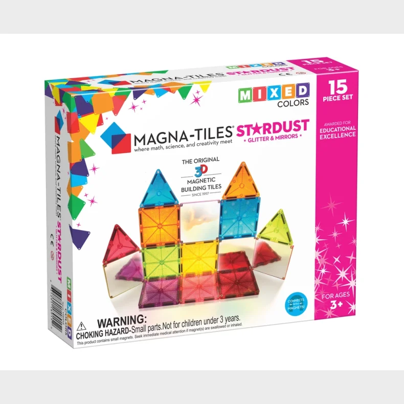 Magna-Tiles Stardust 15 stk