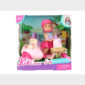 Kiki Love dukke med scooter