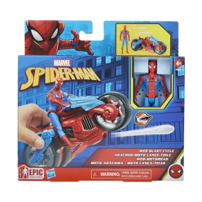 Spiderman kretj og figur 10 cm