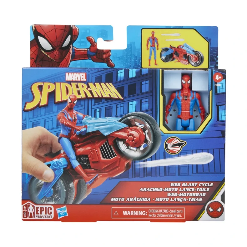 Spiderman kretj og figur 10 cm