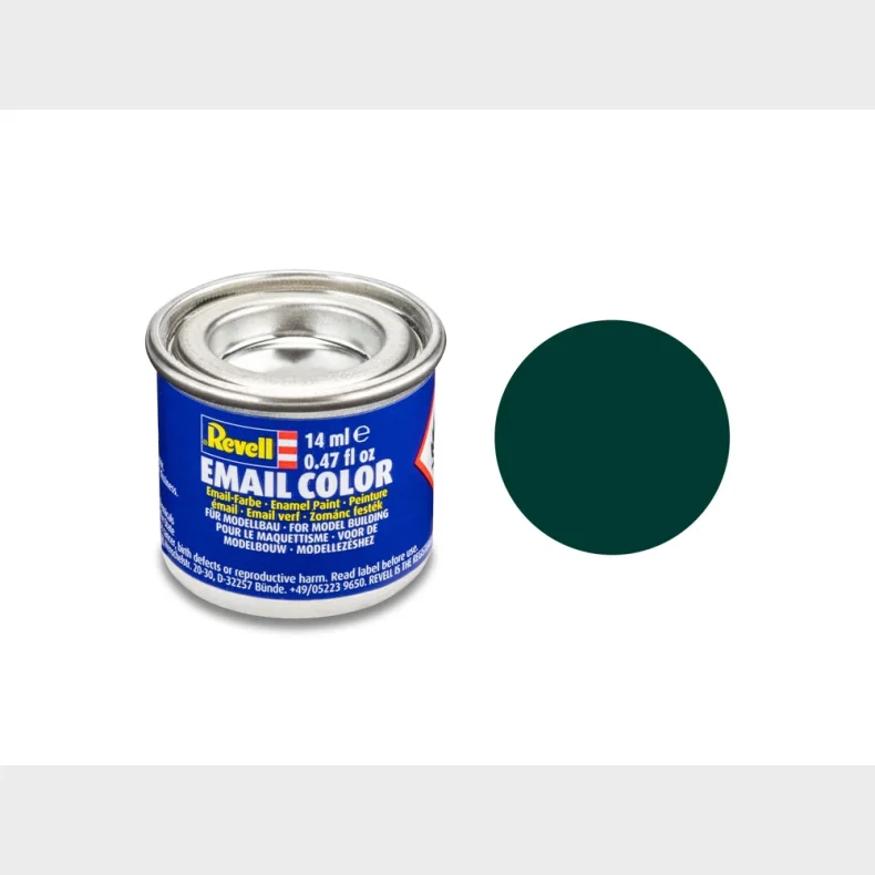 Enamel 14 ml. black-green mat