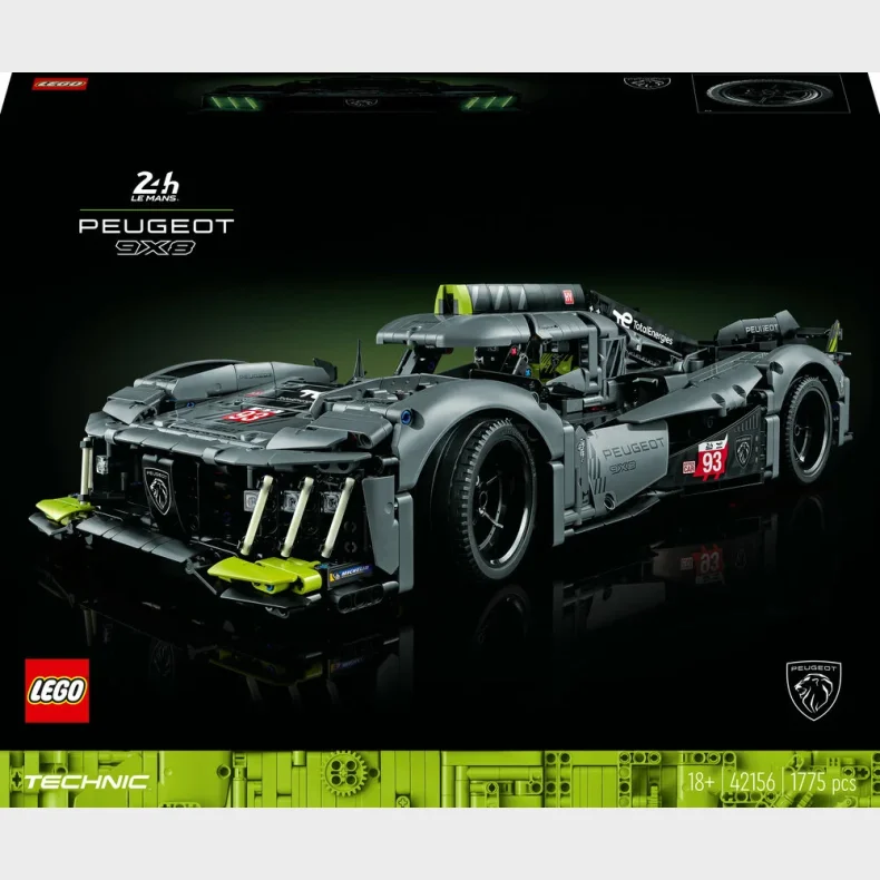 42156 LEGO TECHNIC PEUGEOT 9X8 24H Le Mans Hybrid Hypercar