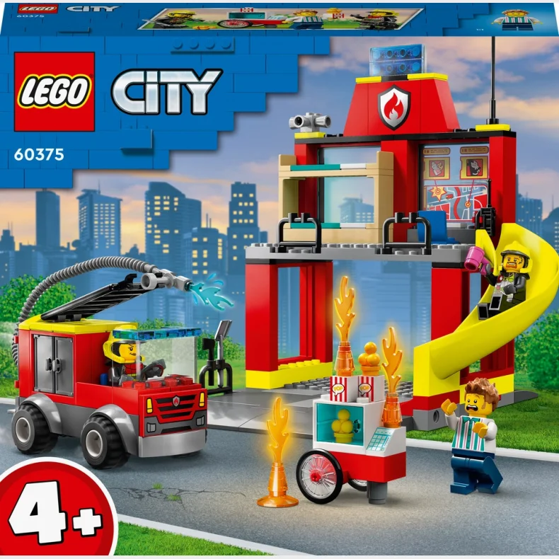 60375 LEGO City Fire Brandstation og brandbil