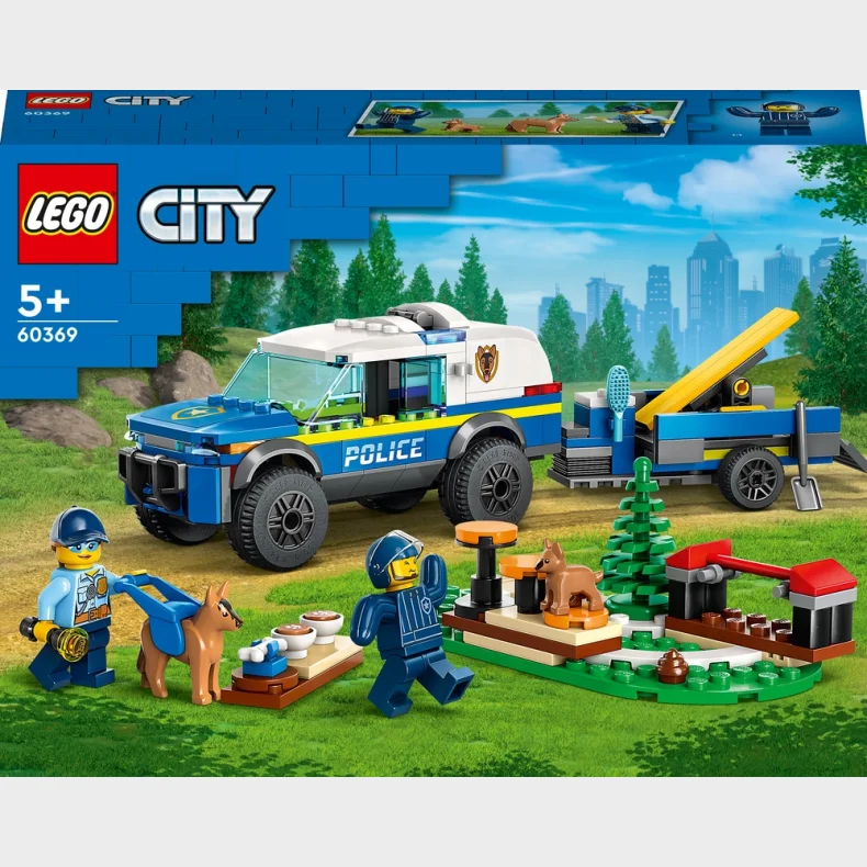 60369 LEGO City Police Mobil politihundetrning