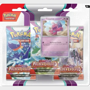 Pokmon Blister 3-pak: Scarlet & Violet - Paldea Evolved asst