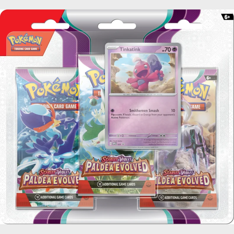 Pokmon Blister 3-pak: Scarlet & Violet - Paldea Evolved asst