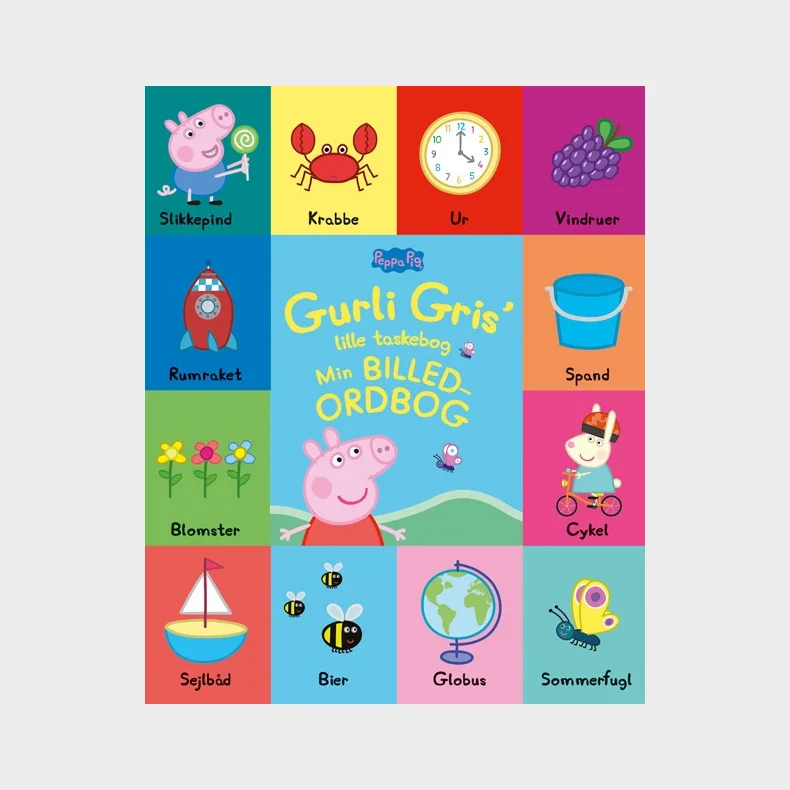 Peppa Pig - Gurli Gris lille taskebog - Min billedordbog (bog med hndtag)