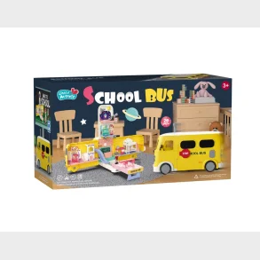2 i 1 Skolebus og dukkehus