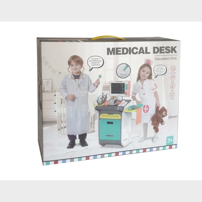 Lgekontor med tilbehr