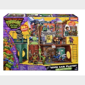 Turtles Mutant Mayhem Large Playset Sewer Lair Dlx