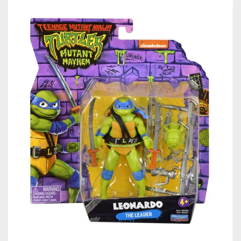Turtles Mutant Mayhem Basic Figures Leonardo