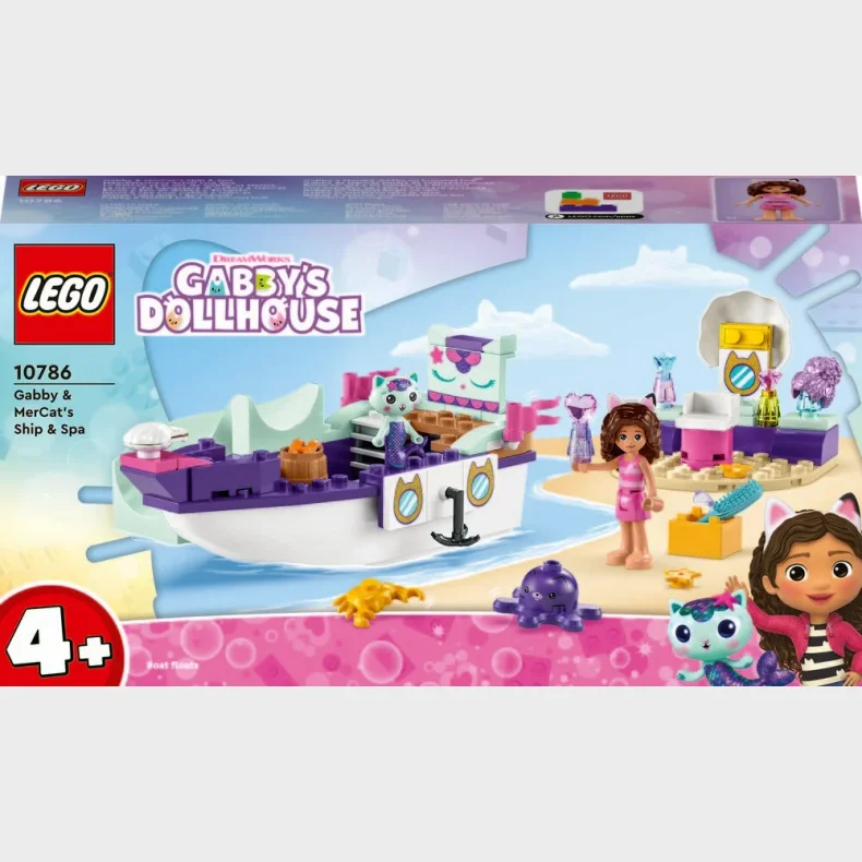 10786 LEGO Gabby's Dollhouse Gabby og Havkats skib og  badeland