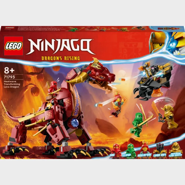 71793 LEGO Ninjago Heatwaves forvandlings-lavadrage