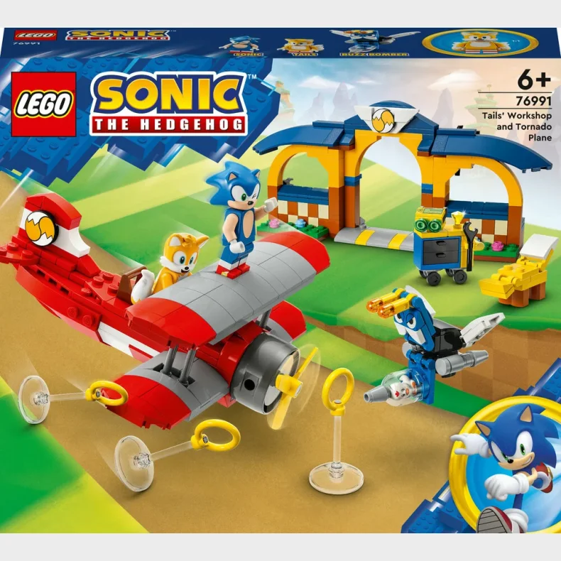 76991 LEGO Sonic Tails' Vrksted og Tornado-Fly