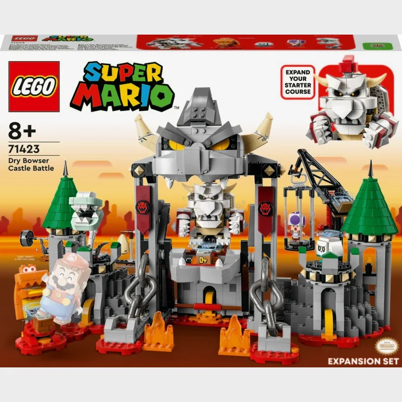 71423 LEGO Super Mario Dry Bowsers slotskamp  udvidelsesst