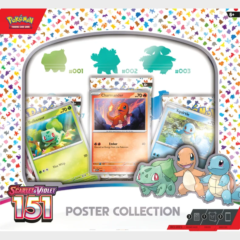 Pok&eacute;mon TCG: Scarlet &amp; Violet - 151 Poster Collection