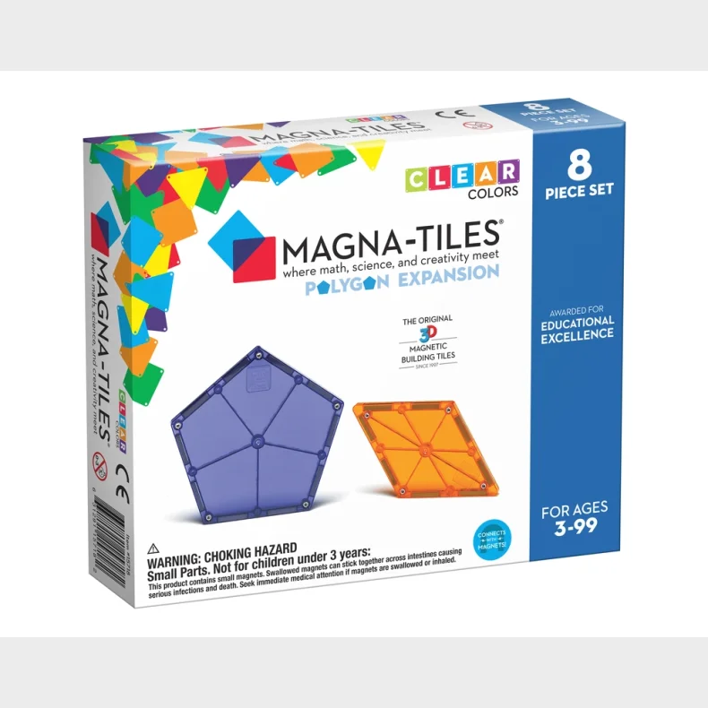 Magna-Tiles Polygons expansion st 8 stk