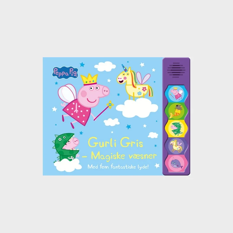 Peppa Pig - Gurli Gris - Magiske vsner (lydbog med 5 fantastiske lyde)