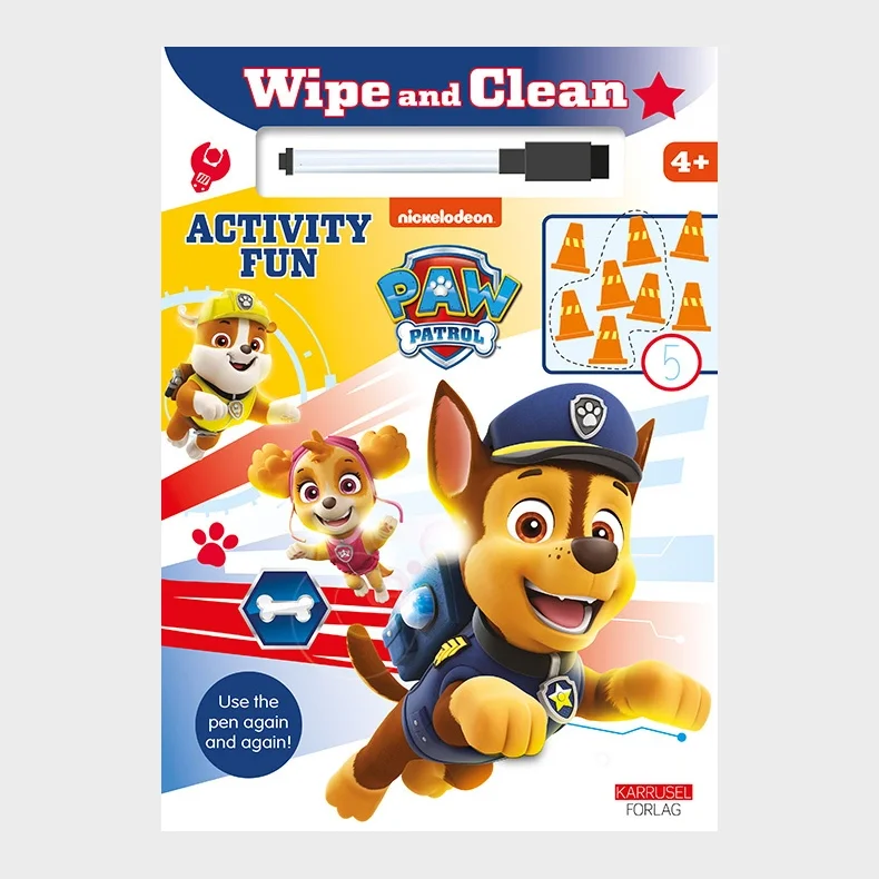 Paw Patrol - Skriv og visk ud