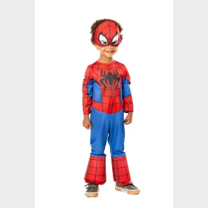 Spidey udkldningsdragt med maske str.3-4 r