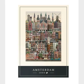 Puslespil Amsterdam 1000 brikker