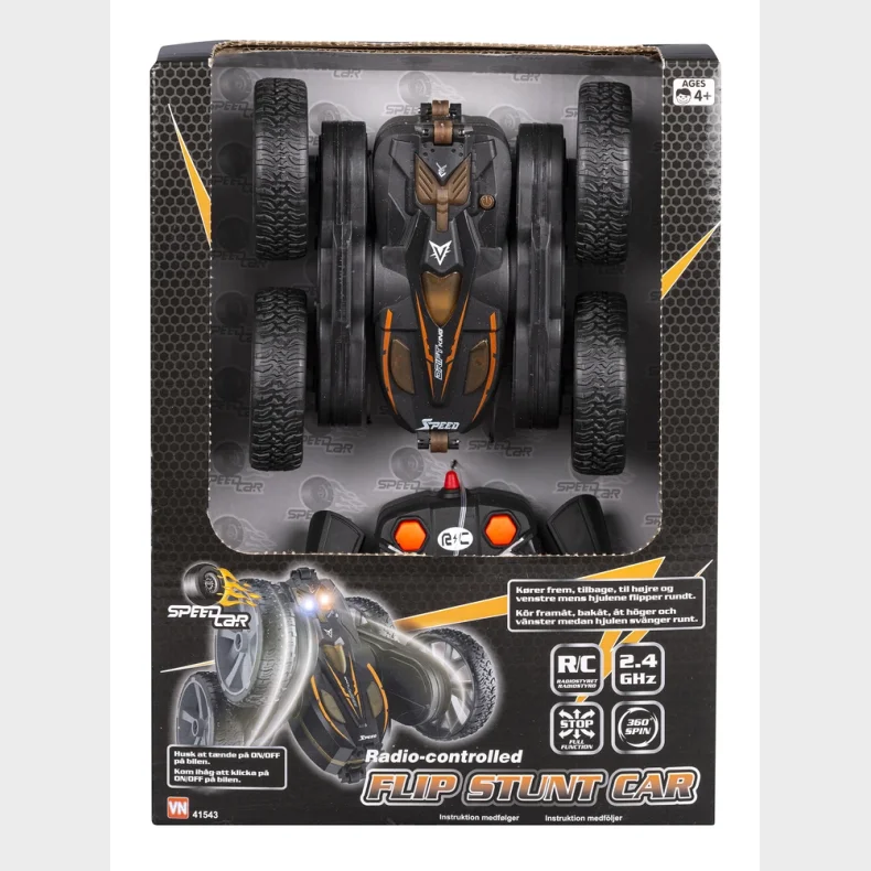 R/C 2,4 highspeed flipcar med lys