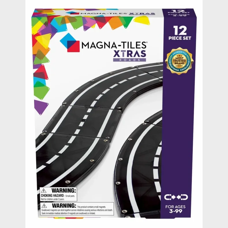 MAGNA-TILES XTRAS  Roads 12 stk