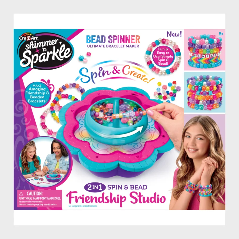 Shimmer N Sparkle Spin And Bead Bracelet Studio