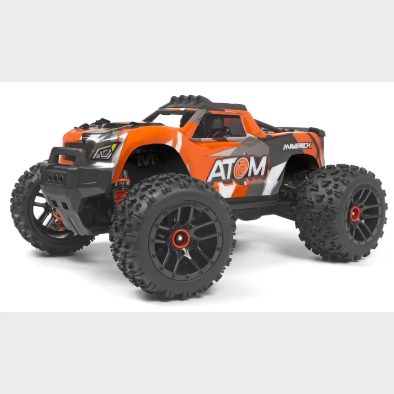 Fjernstyret Maverick Atom 1/18 4WD Electric Truck Orange