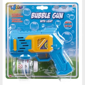 Sbeboblepistol med lys og 80 ml sbevand
