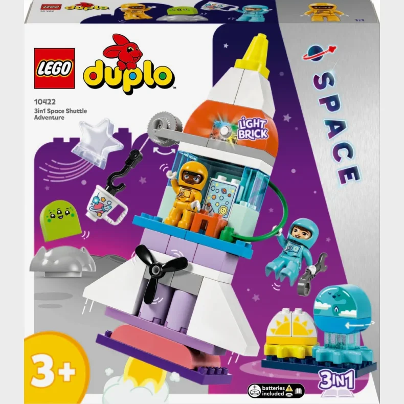 10422 LEGO DUPLO Town 3-i-1-eventyr med rumfrge