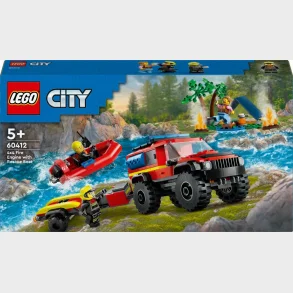 60412 LEGO City Fire Firhjulstrukket brandbil med redningsbd