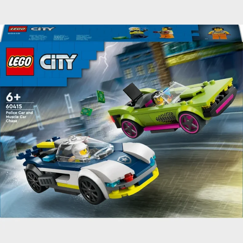 60415 LEGO City Police Biljagt med politi og muskelbil