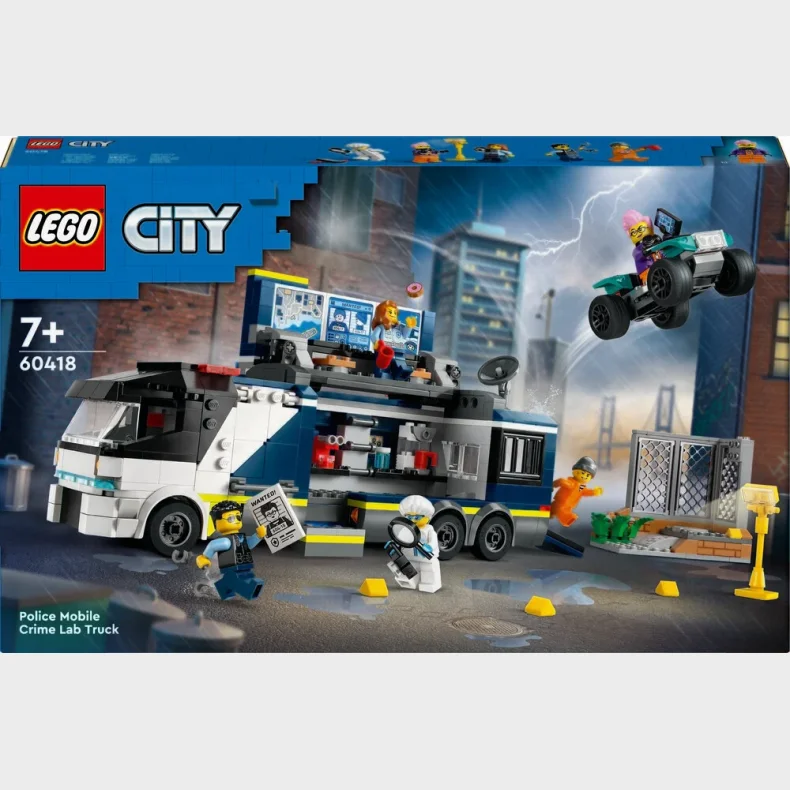 60418 LEGO City Police Politiets mobile kriminallaboratorium