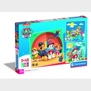 Puslespil Paw Patrol 3x48 brikker
