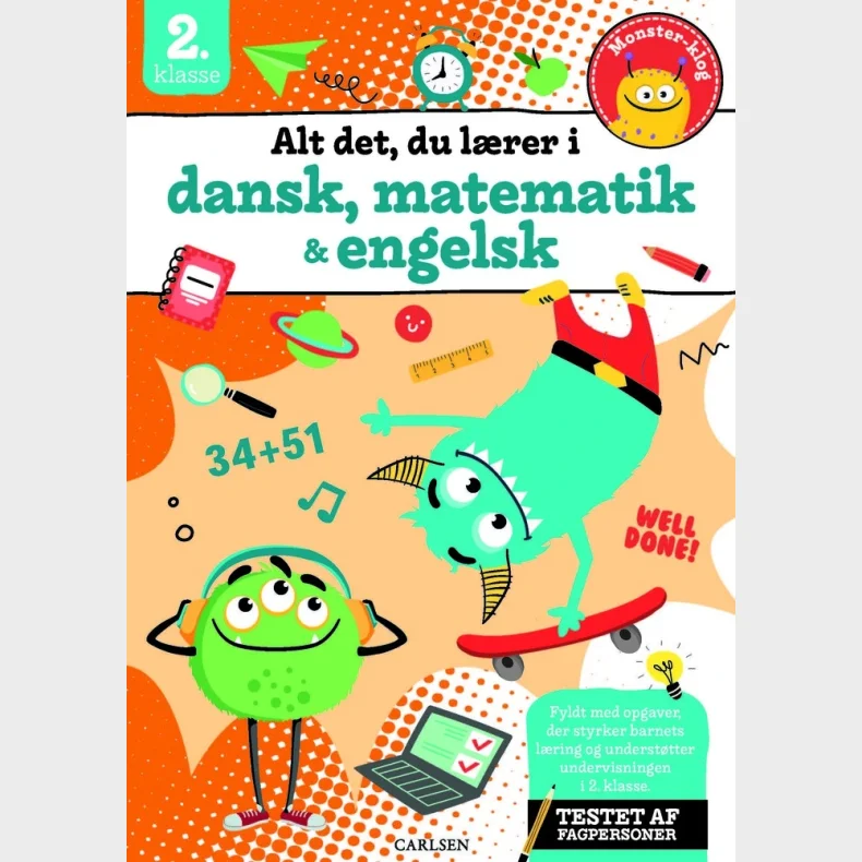 Alt det, du lrer i dansk, matematik & engelsk - 2. klasse