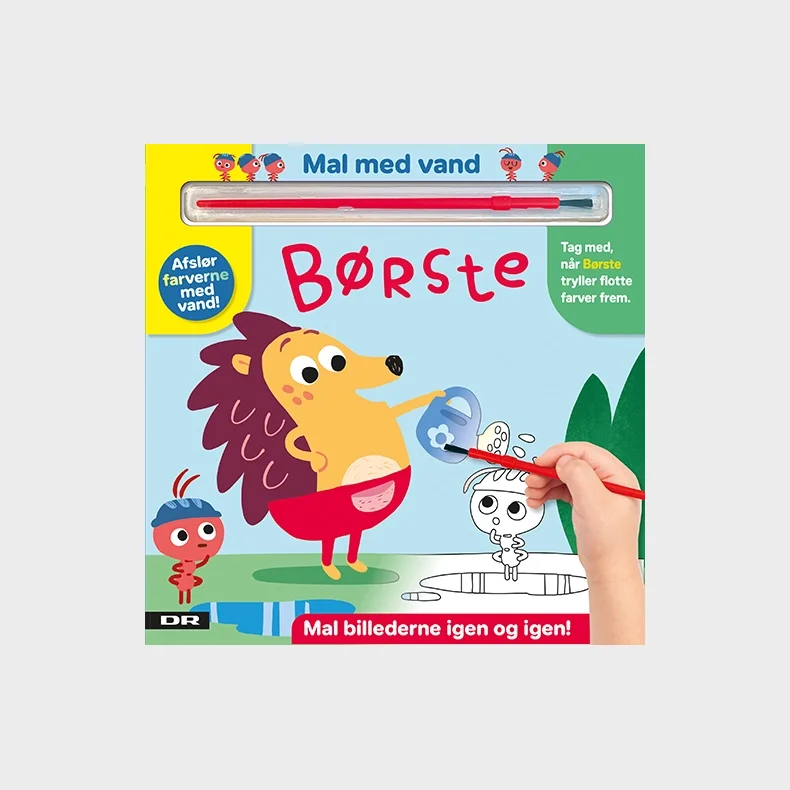 Minisjang - Mal med vand - B�rste