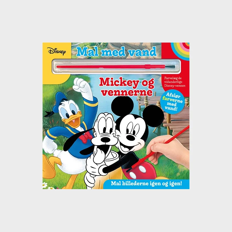 Mal med vand - Disney - Mickey og venner