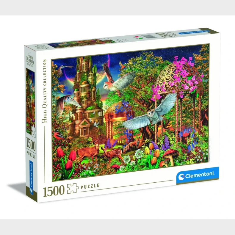 Puslespil Woodland fantasy garden 1500 brikker