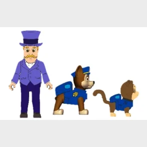 Paw Patrol Hero Pup - Humdinger og Chase