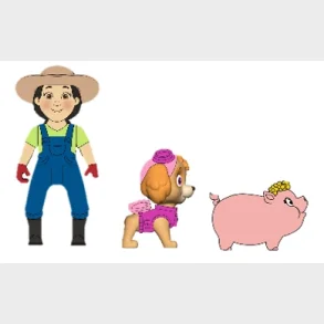 Paw Patrol Hero Pup - Farmer Yumi og Skye