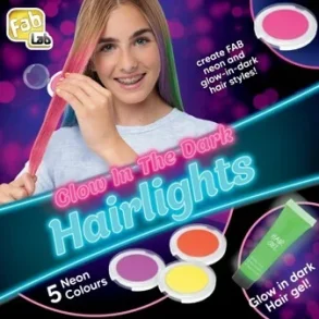 FabLab Hair lights Glow in the Dark