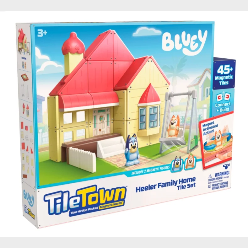 TILE TOWN Bluey hus