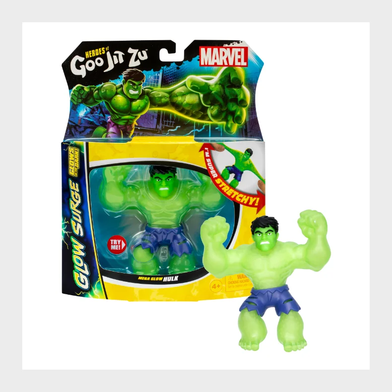 Goo Jit Zu Marvel Glow Surge Hulk